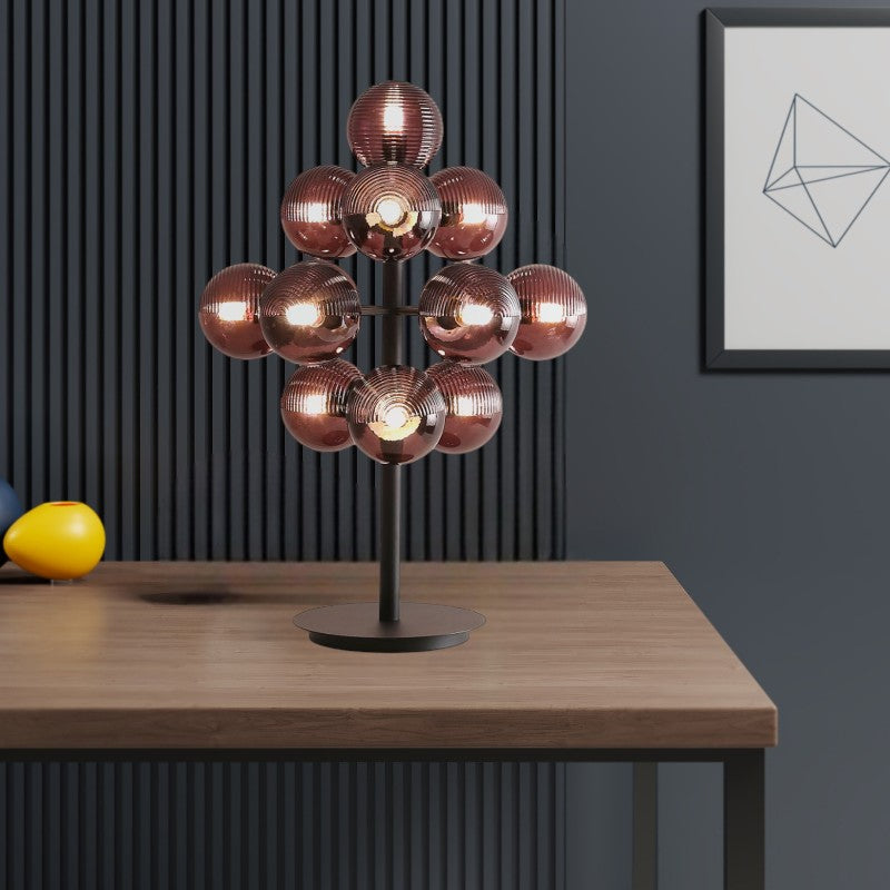 Grape | Designerska Lampa Stołowa w Kształcie Kiści Winogron – Szklana Lampa do Salonu i Sypialni