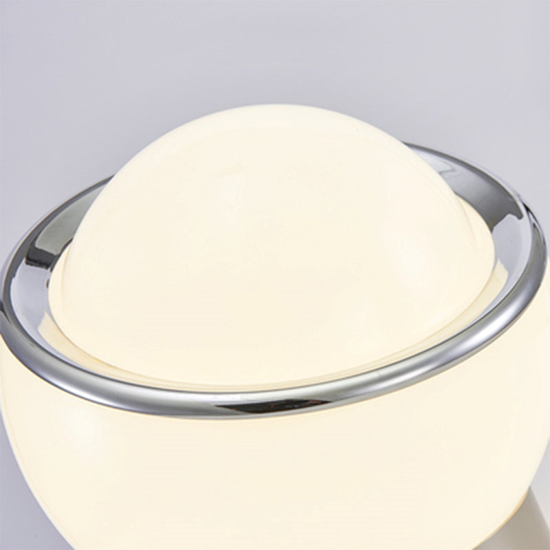 Elegant Opal | Lampa Stołowa Bauhaus z Opalowego Szkła – Designerska Lampka do Salonu i Sypialni