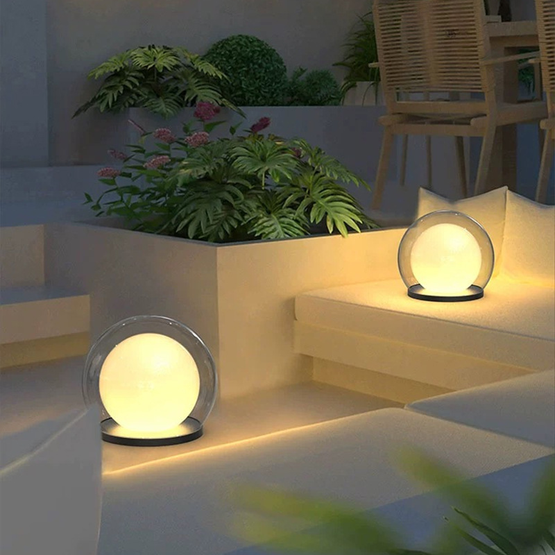 Elegancka Lampa Zewnętrzna | Solarna Latarnia Słupkowa Moonlight z Podwójną Warstwą