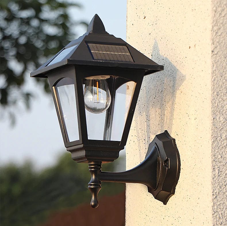 Solarna lampa ścienna zewnętrzna – zdjęcie 4
