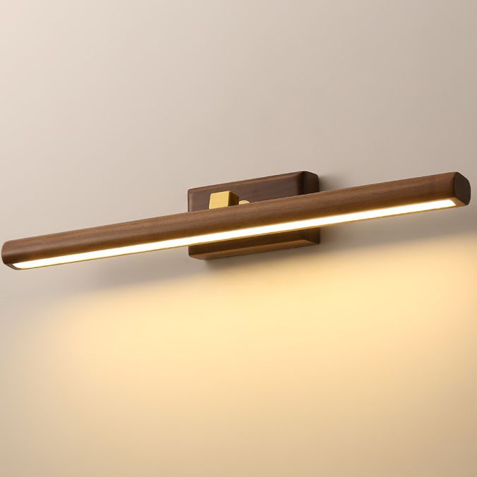 Elegant Wood Wall Lamp with LED Bulb for Modern Living Spaces