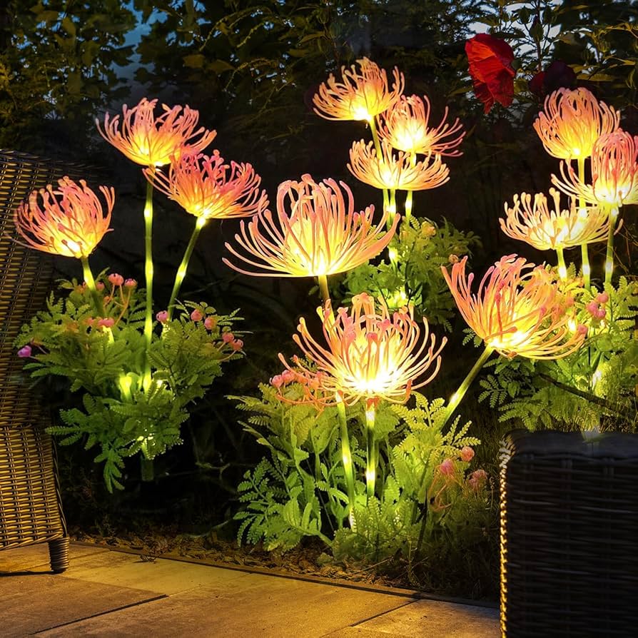 Fairy Flower | Dekoracyjna Lampa LED w Kształcie Kwiatów – Designerskie Oświetlenie do Salonu i Sypialni