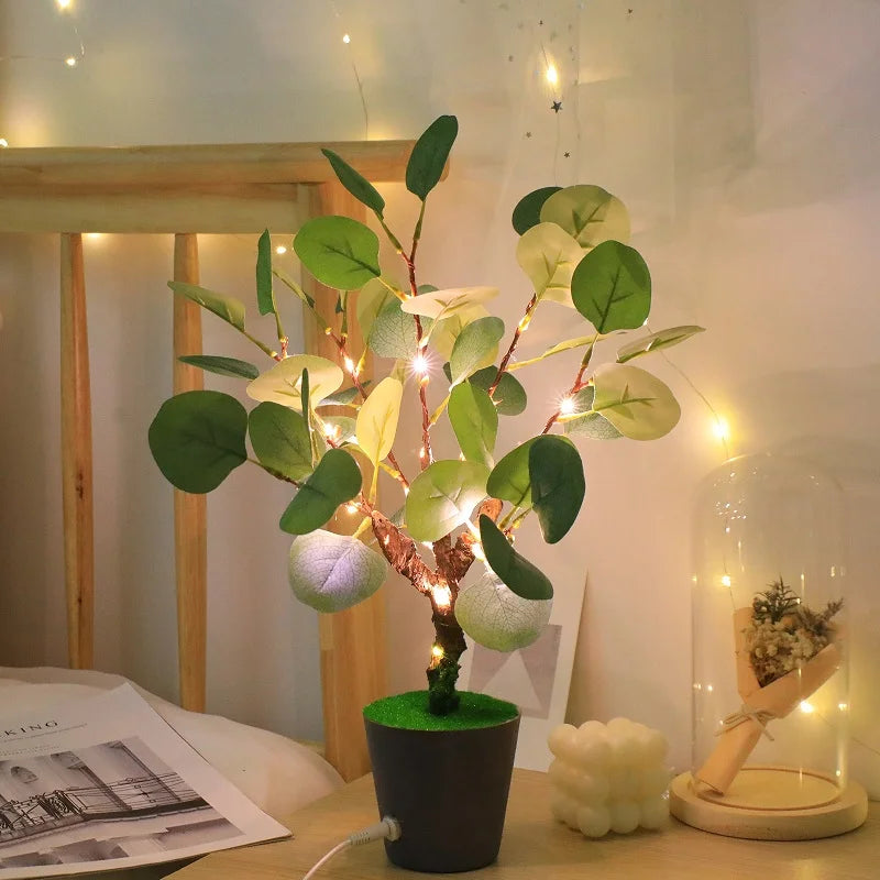 Christmas Branch | Świąteczna Lampka Nocna LED USB – Dekoracyjna Lampa z Gałązkami