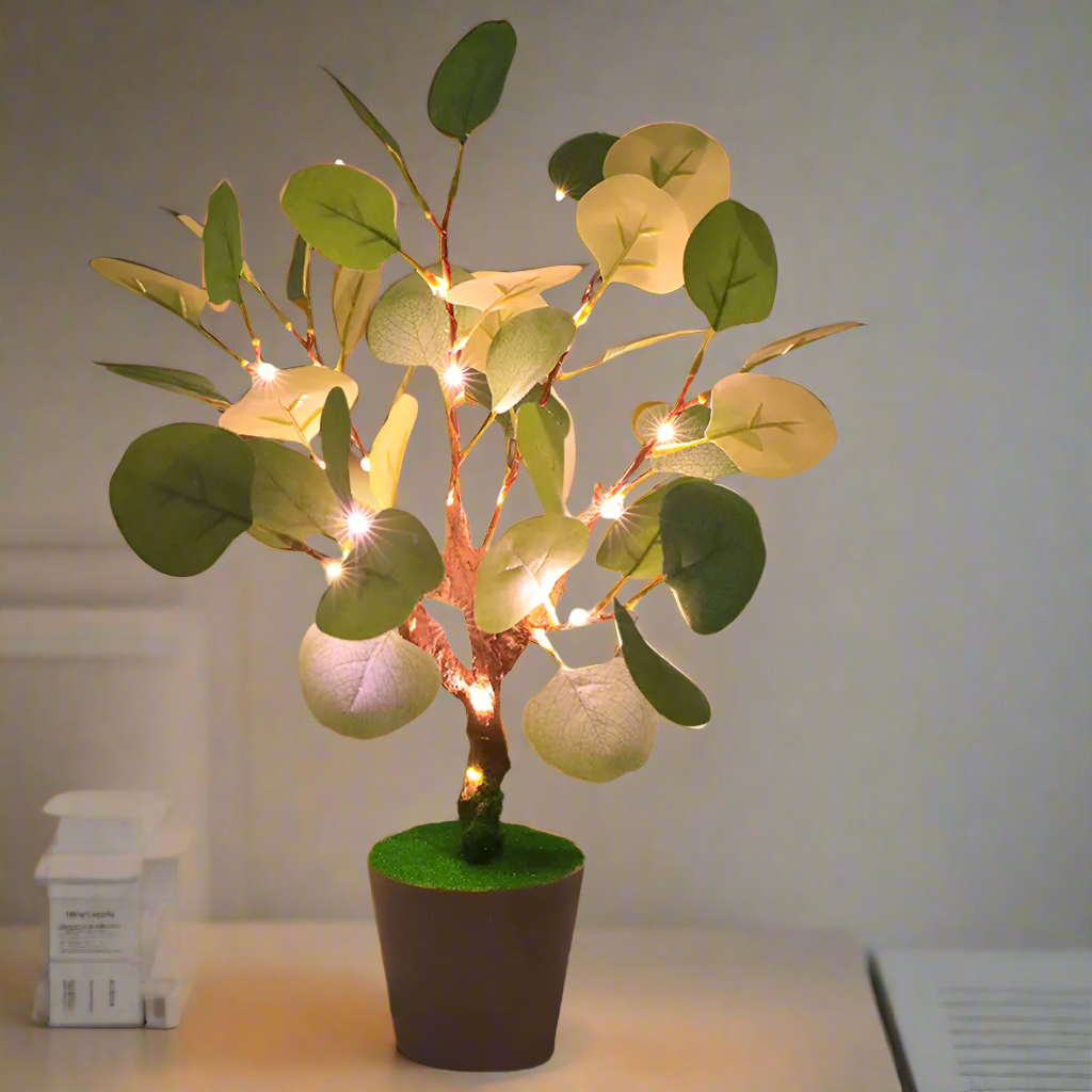 Christmas Branch | Świąteczna Lampka Nocna LED USB – Dekoracyjna Lampa z Gałązkami