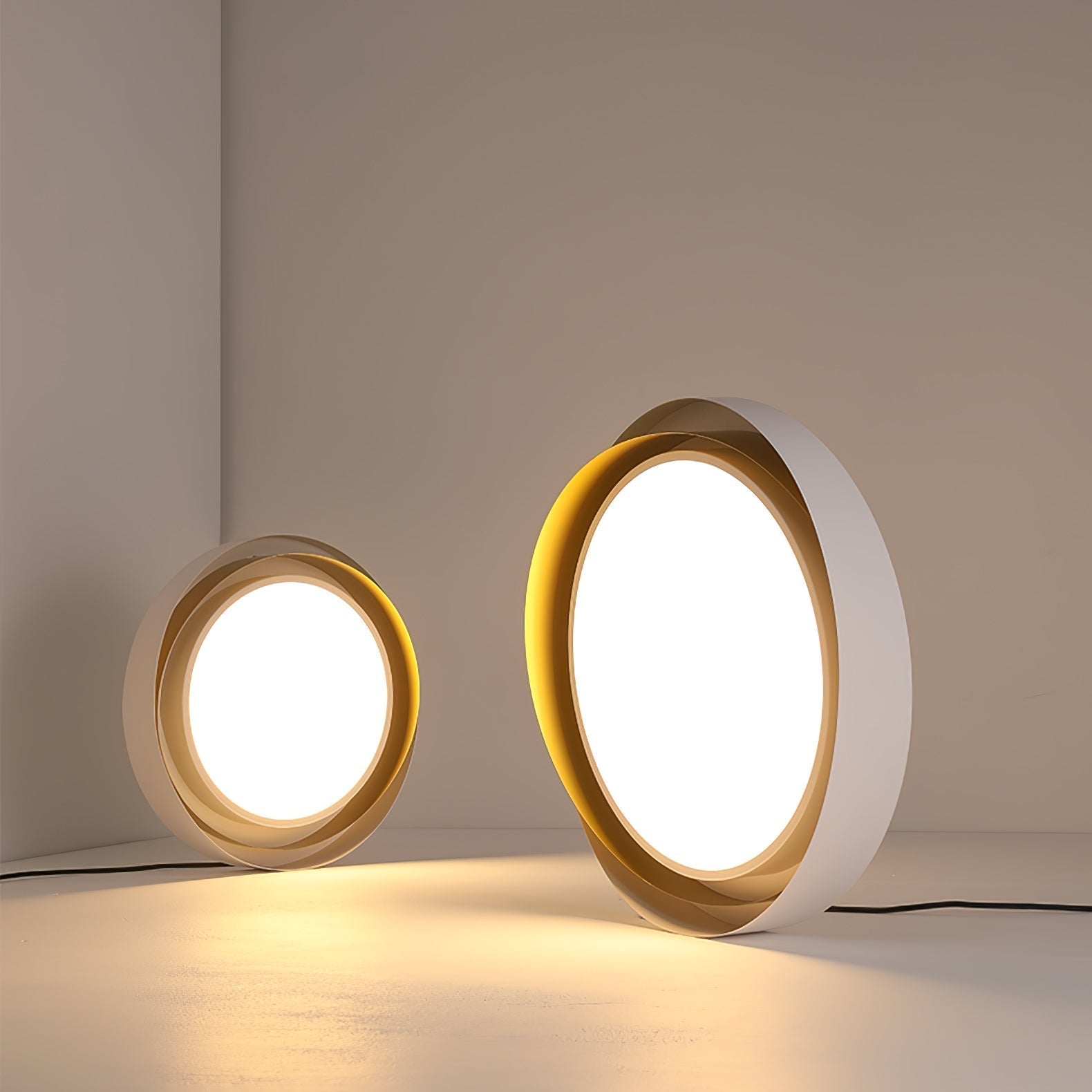 Lampa sufitowa LED HaloGlow | Designerska nowoczesna lampa do salonu, sypialni i jadalni