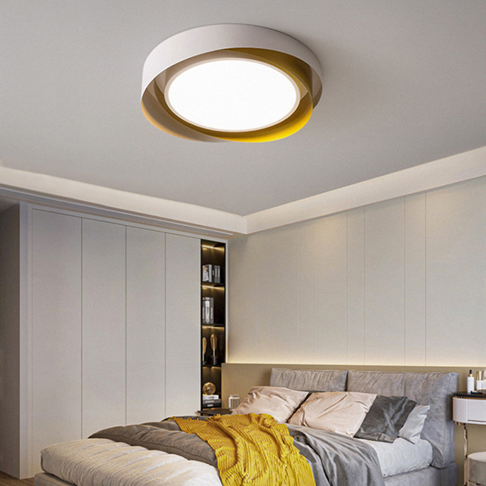 Lampa sufitowa LED HaloGlow | Designerska nowoczesna lampa do salonu, sypialni i jadalni