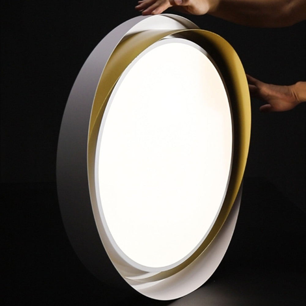 Lampa sufitowa LED HaloGlow | Designerska nowoczesna lampa do salonu, sypialni i jadalni