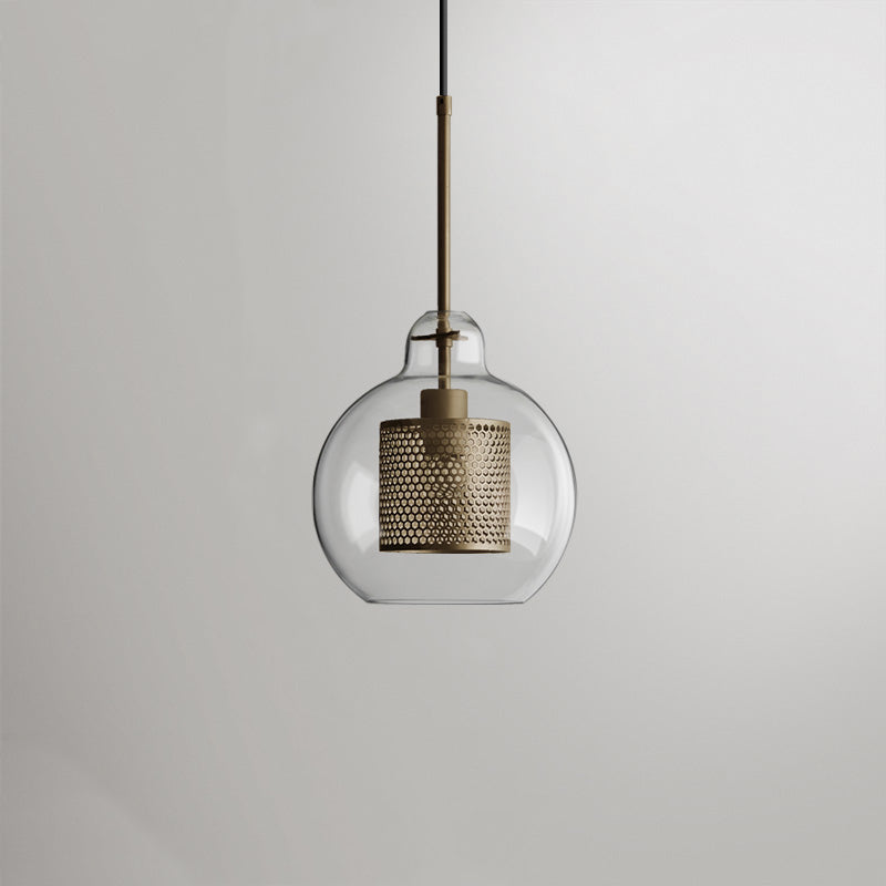 Lumen Collection | Szklana lampa wisząca z eleganckim designem | Nowoczesne oświetlenie do salonu, jadalni i sypialni