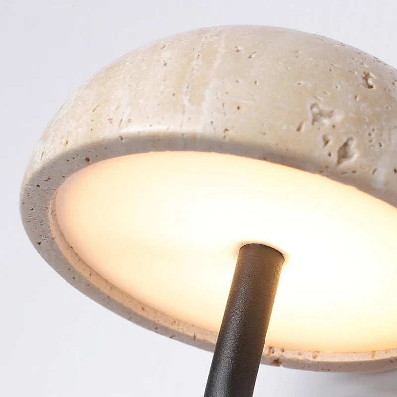Junko | Travertine Wall Light with Soft Downward Glow