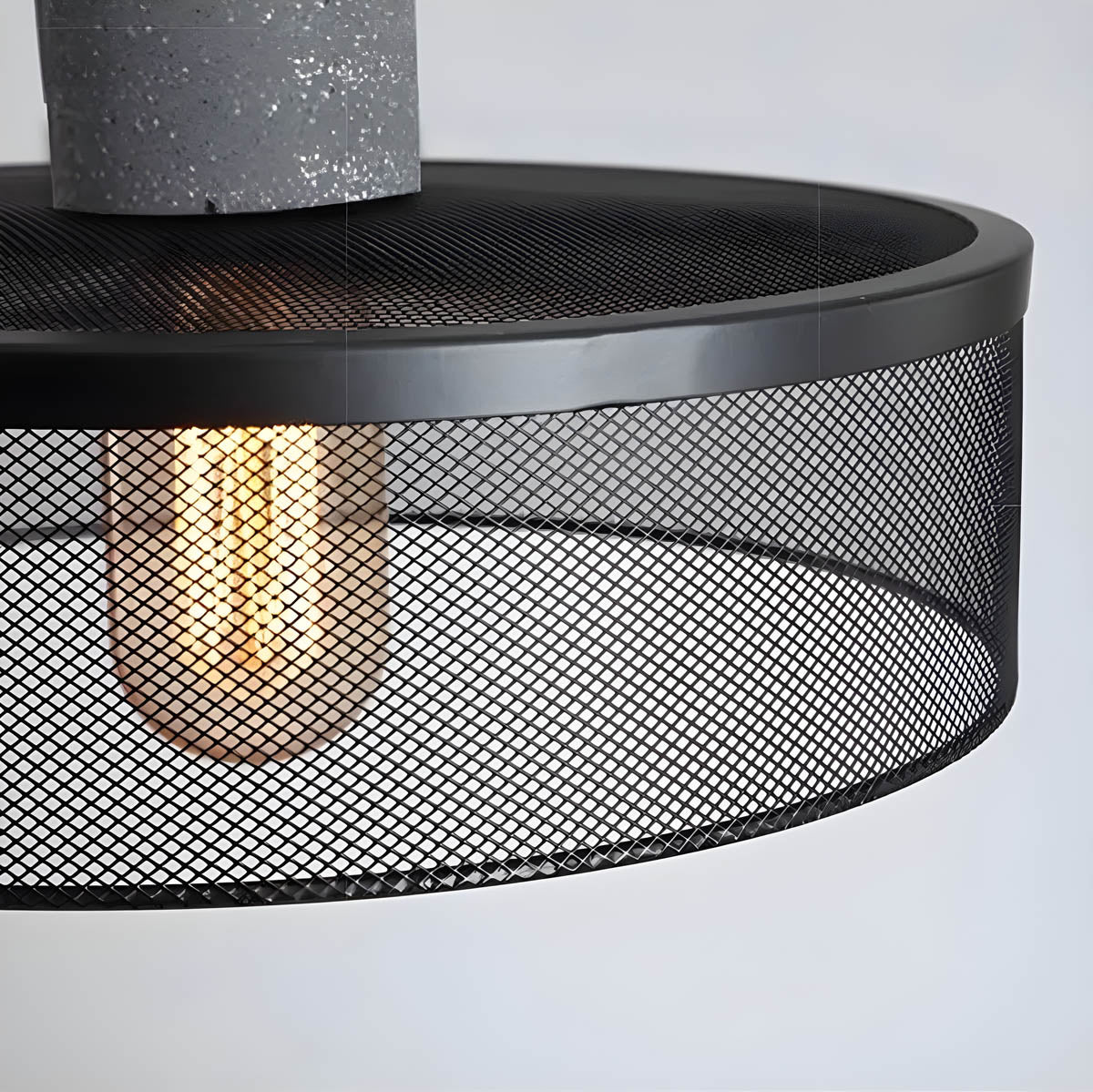 Industrialna lampa wisząca Loft | Designerska lampa LED z betonu do kuchni, salonu i jadalni