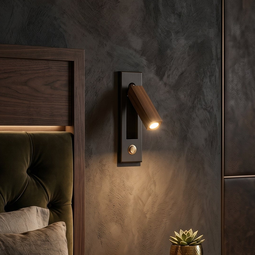 Lumen Collection | Bedside Wall Light with Pull-Out Activation