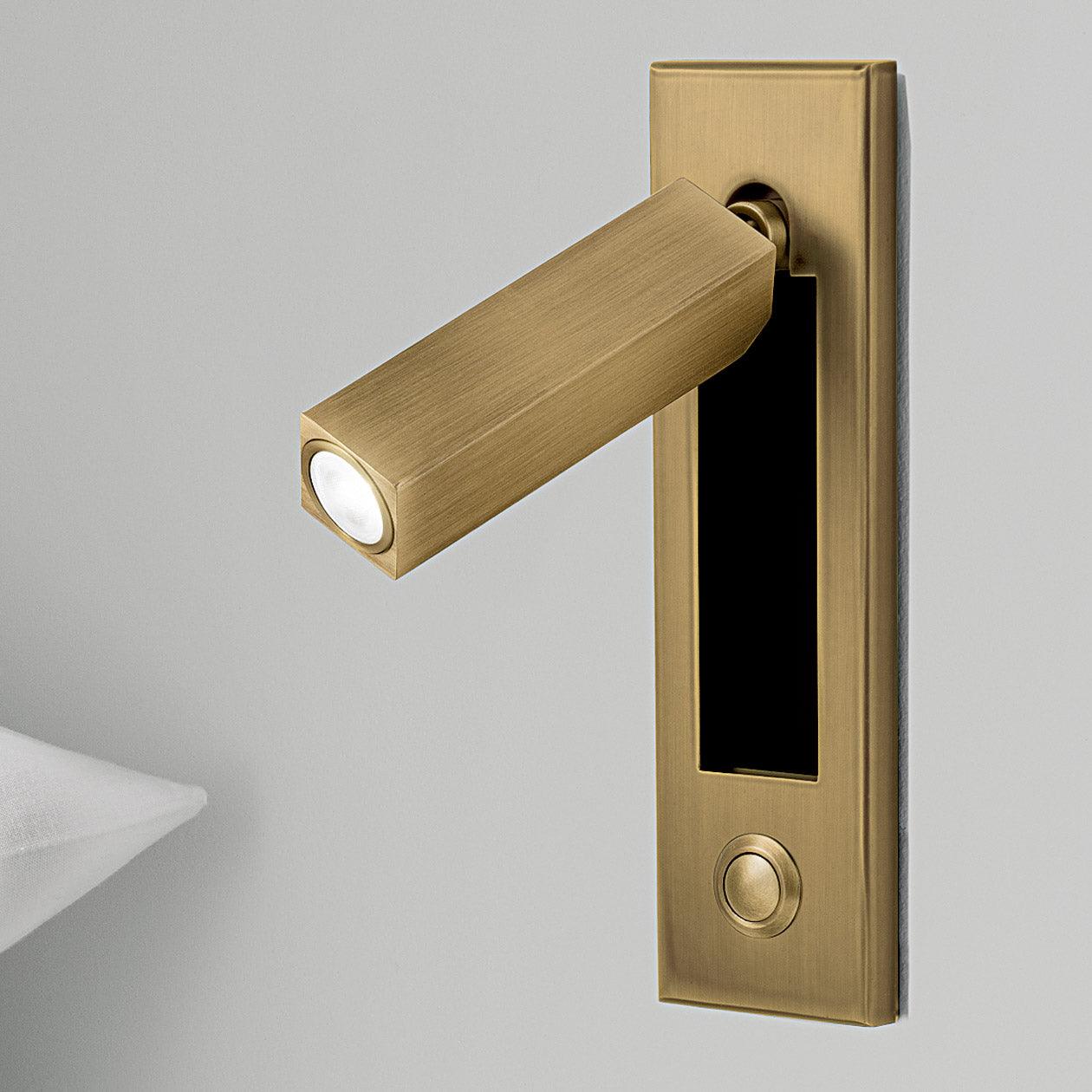 Lumen Collection | Bedside Wall Light with Pull-Out Activation