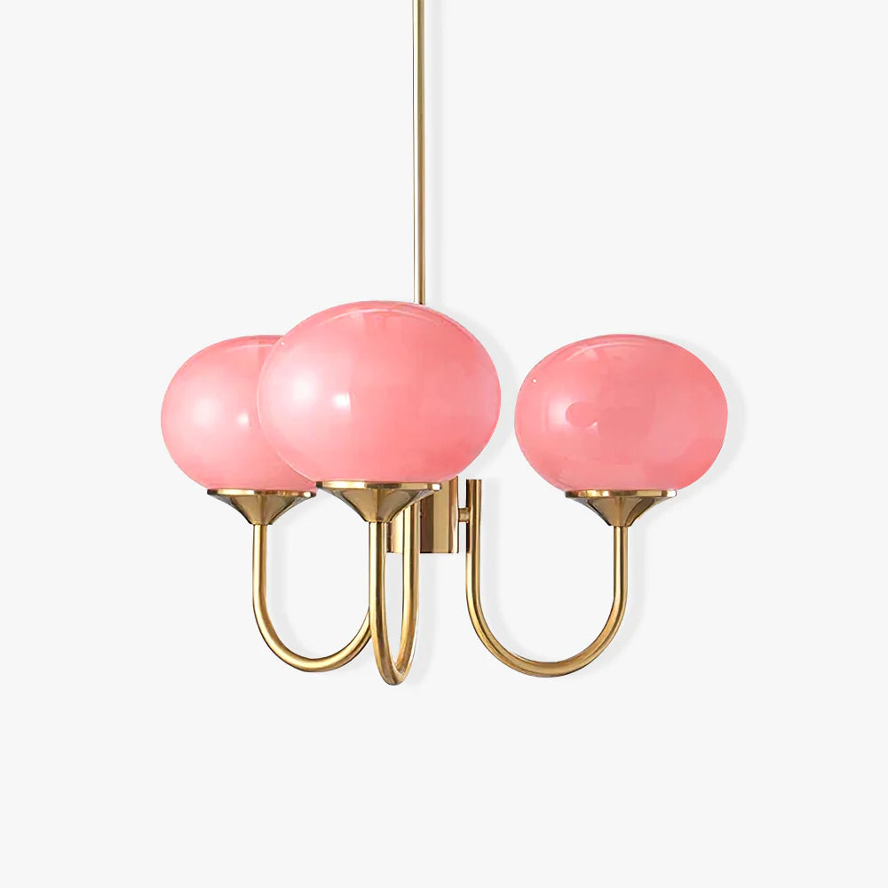 Lumen Collection | Designerska lampa wisząca z kulistymi kloszami | Eleganckie oświetlenie do salonu i jadalni