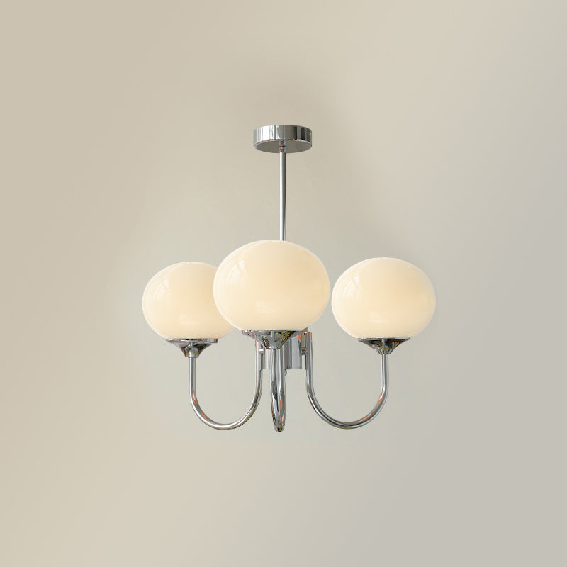 Lumen Collection | Designerska lampa wisząca z kulistymi kloszami | Eleganckie oświetlenie do salonu i jadalni