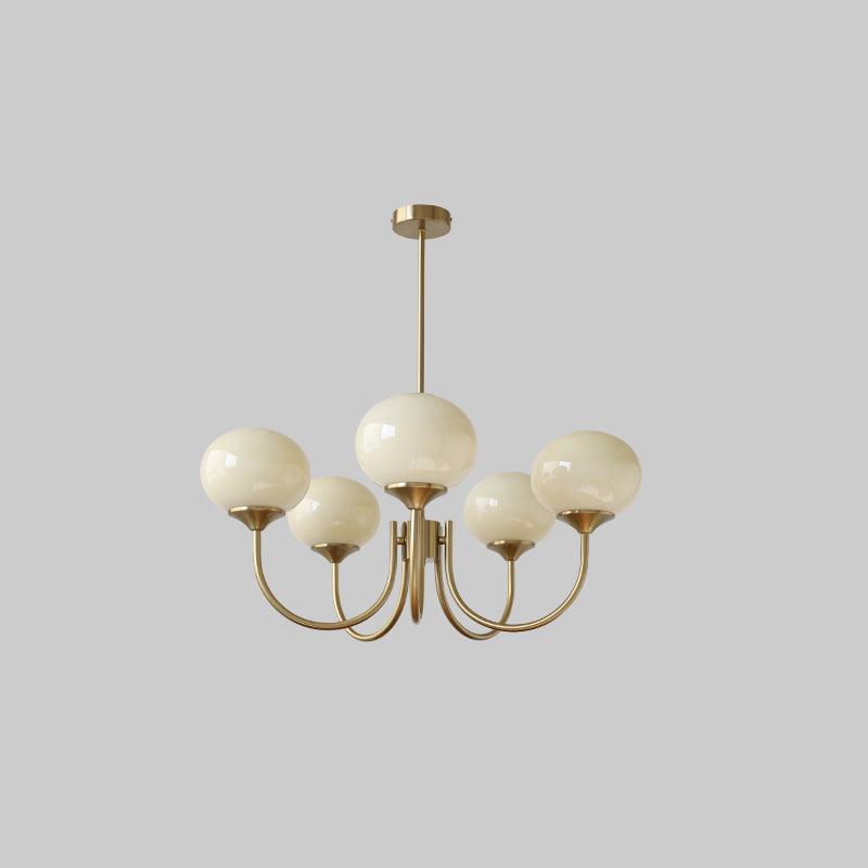 Lumen Collection | Designerska lampa wisząca z kulistymi kloszami | Eleganckie oświetlenie do salonu i jadalni