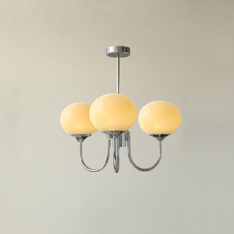 Lumen Collection | Designerska lampa wisząca z kulistymi kloszami | Eleganckie oświetlenie do salonu i jadalni