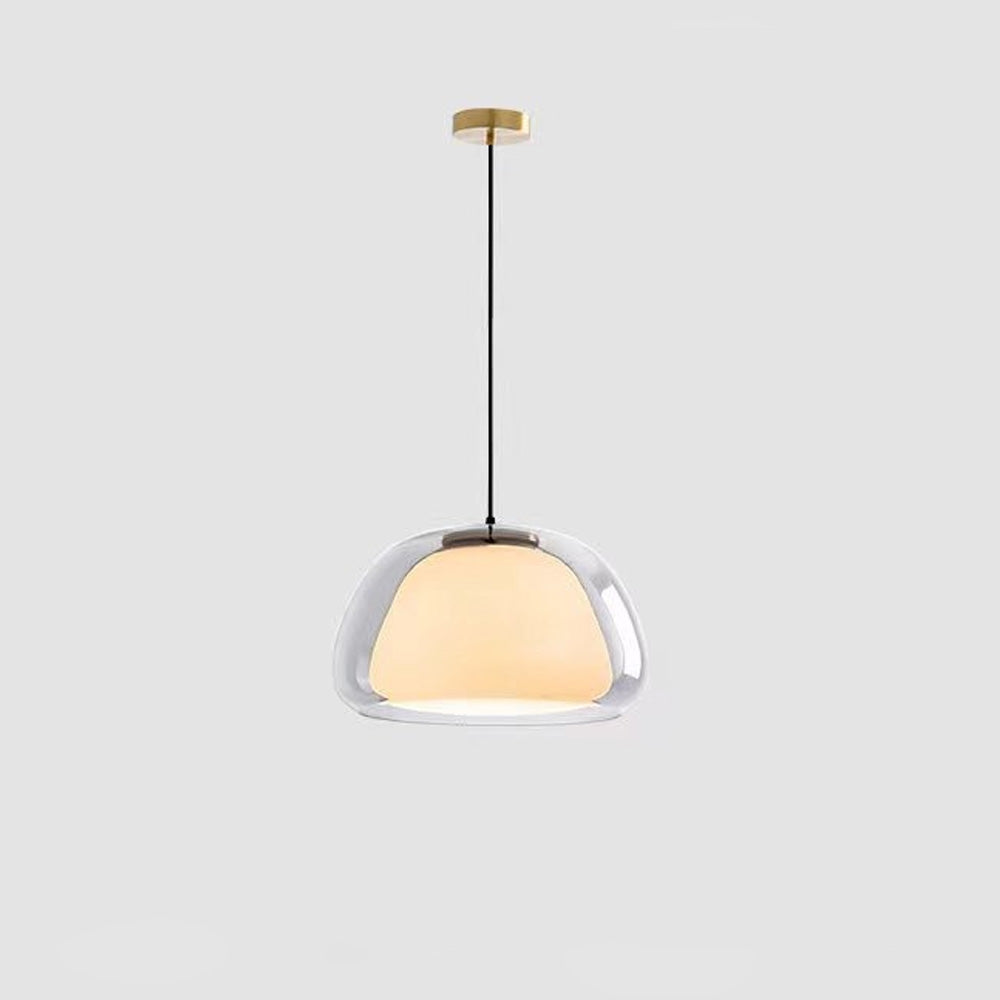 Lampa wisząca Lumen Jelly Glass | Designerska szklana lampa LED do salonu, kuchni i jadalni
