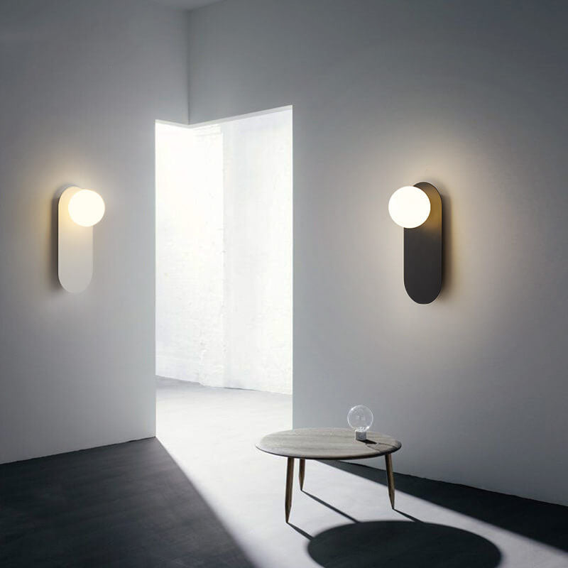 Lumen Collection | Modern Wall Sconce with Glass Diffuser for Soft Ambient Glow