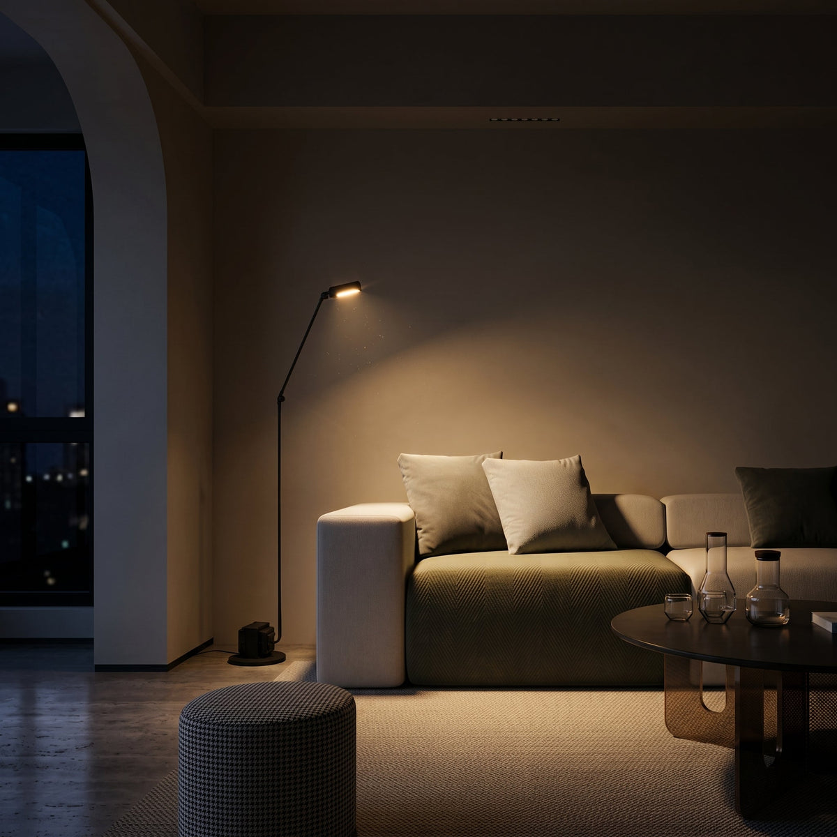 Lumen Daphine | Adjustable Dual-Arm Floor Lamp for Precision Task Lighting