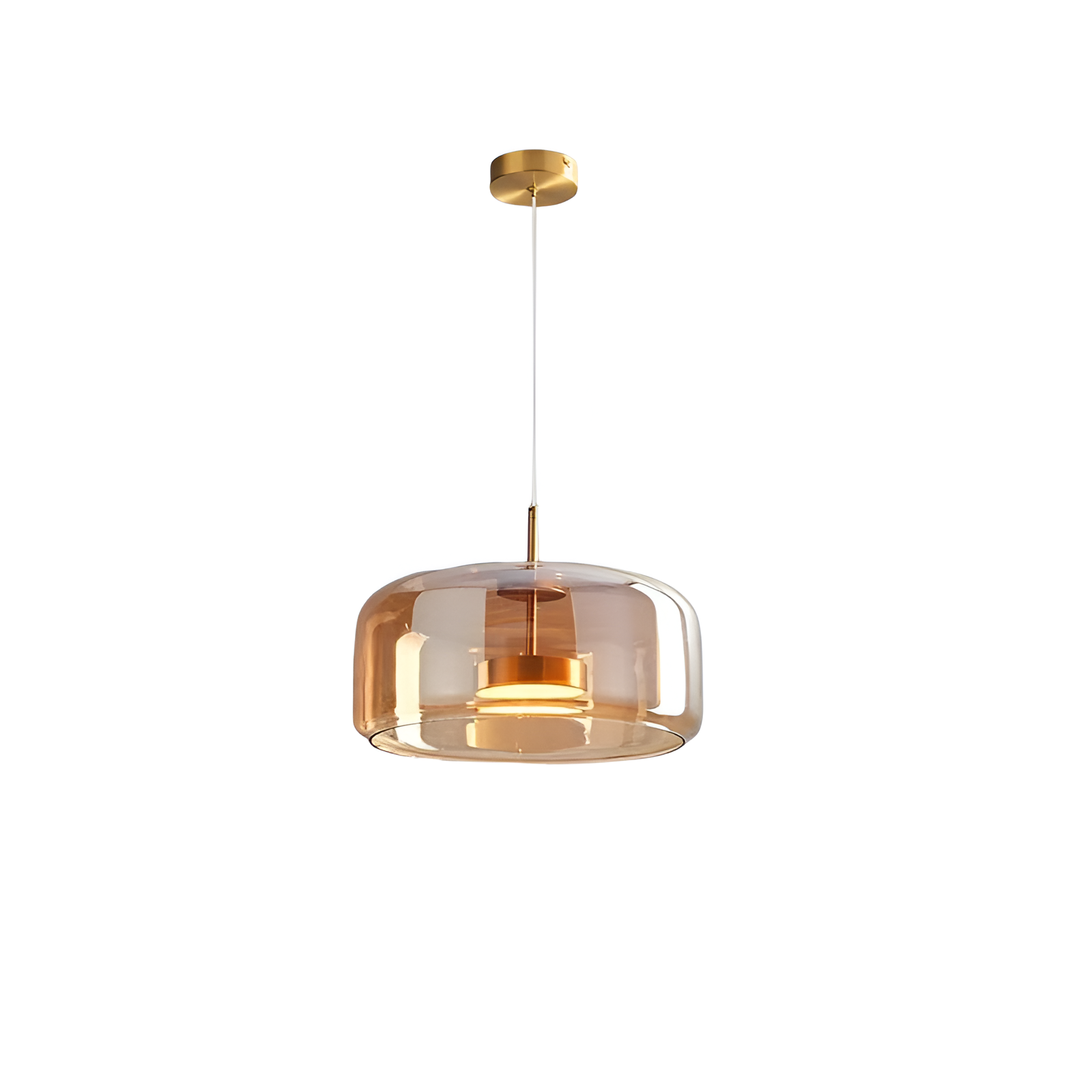 Lampa Wisząca Lumen Hailie Trio – Elegancka Szklana Lampa z 3 Punktami Światła do Jadalni i Kuchni