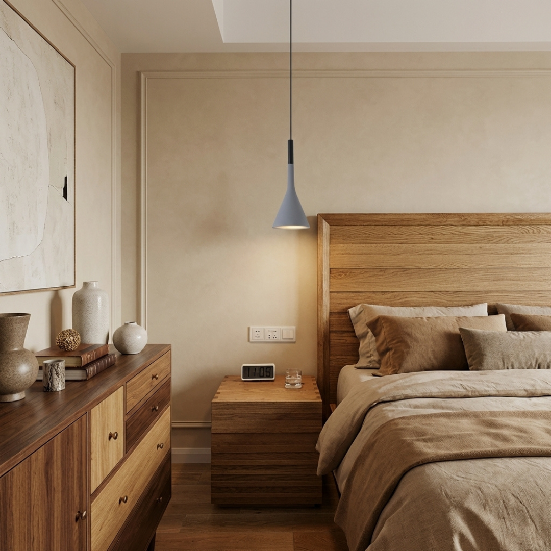 Skandynawska lampa wisząca | Minimalistyczna lampa LED E27 do kuchni, salonu i jadalni
