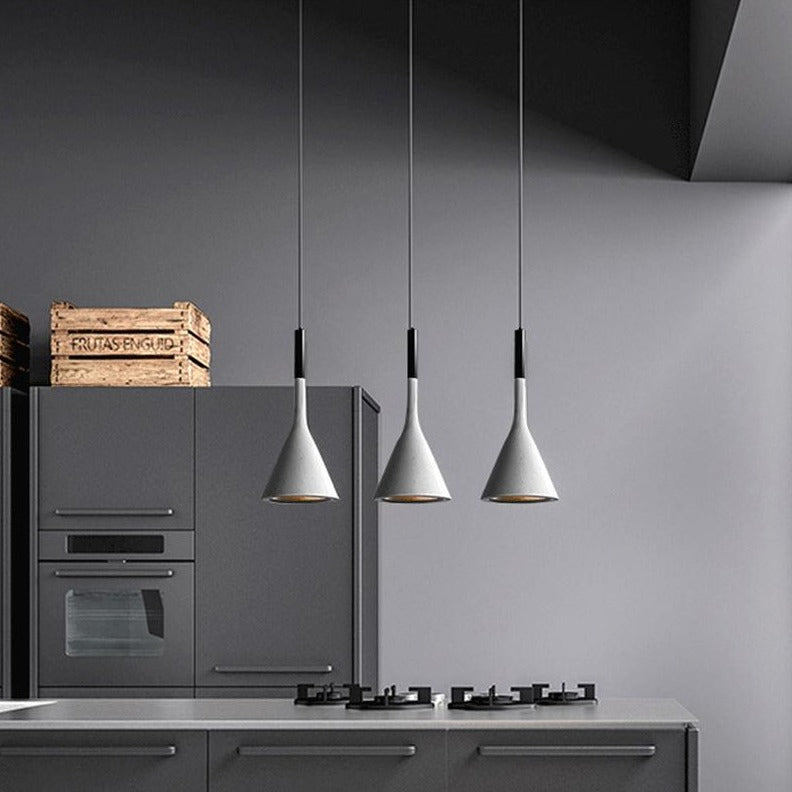 Skandynawska lampa wisząca | Minimalistyczna lampa LED E27 do kuchni, salonu i jadalni