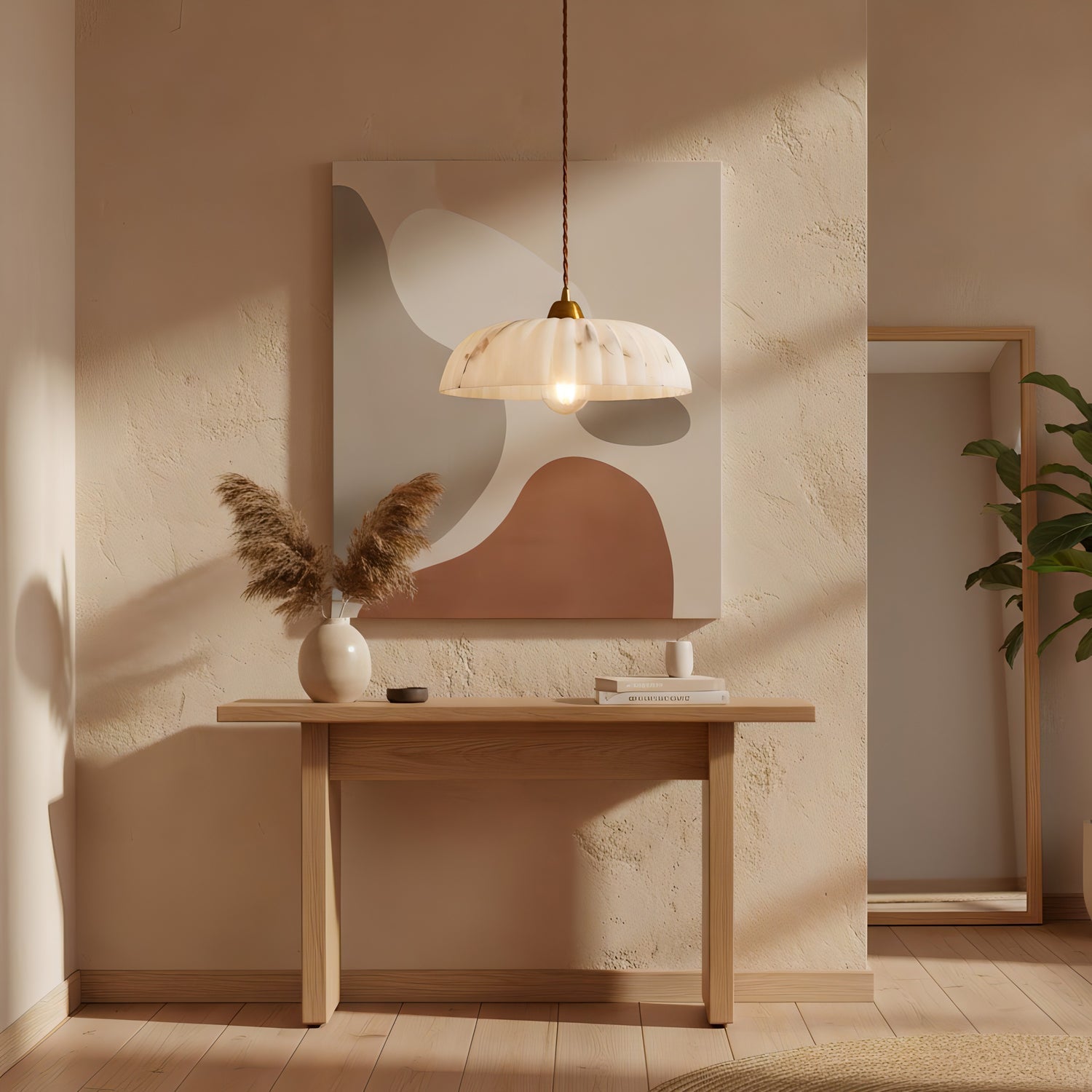 Lampa wisząca Lumen Orielle | Designerska lampa LED o rzeźbiarskiej formie do salonu, kuchni i jadalni