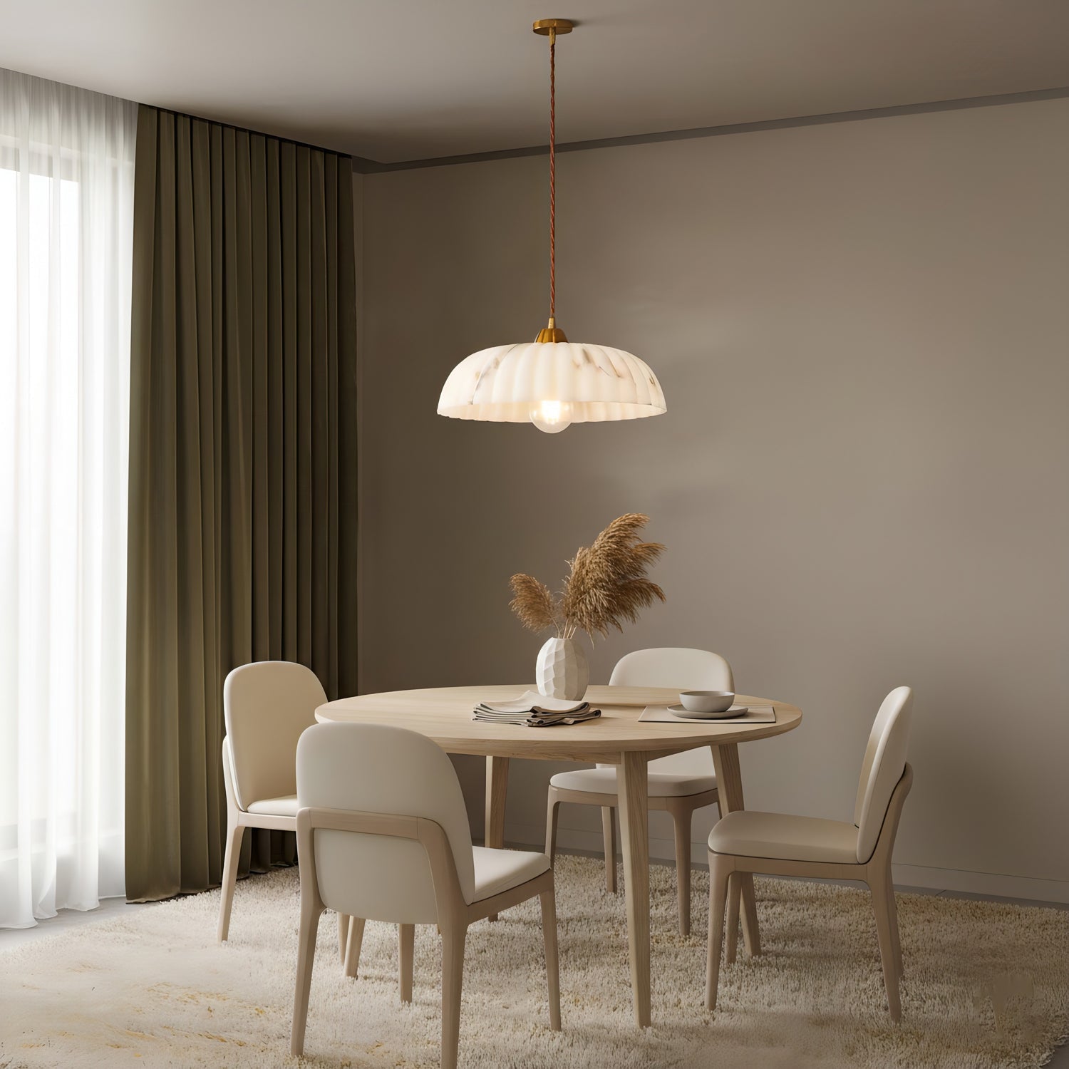Lampa wisząca Lumen Orielle | Designerska lampa LED o rzeźbiarskiej formie do salonu, kuchni i jadalni