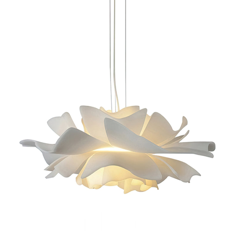 Lampa wisząca Lumen White Lotus | Designerska lampa w kształcie kwiatu do salonu, sypialni i jadalni