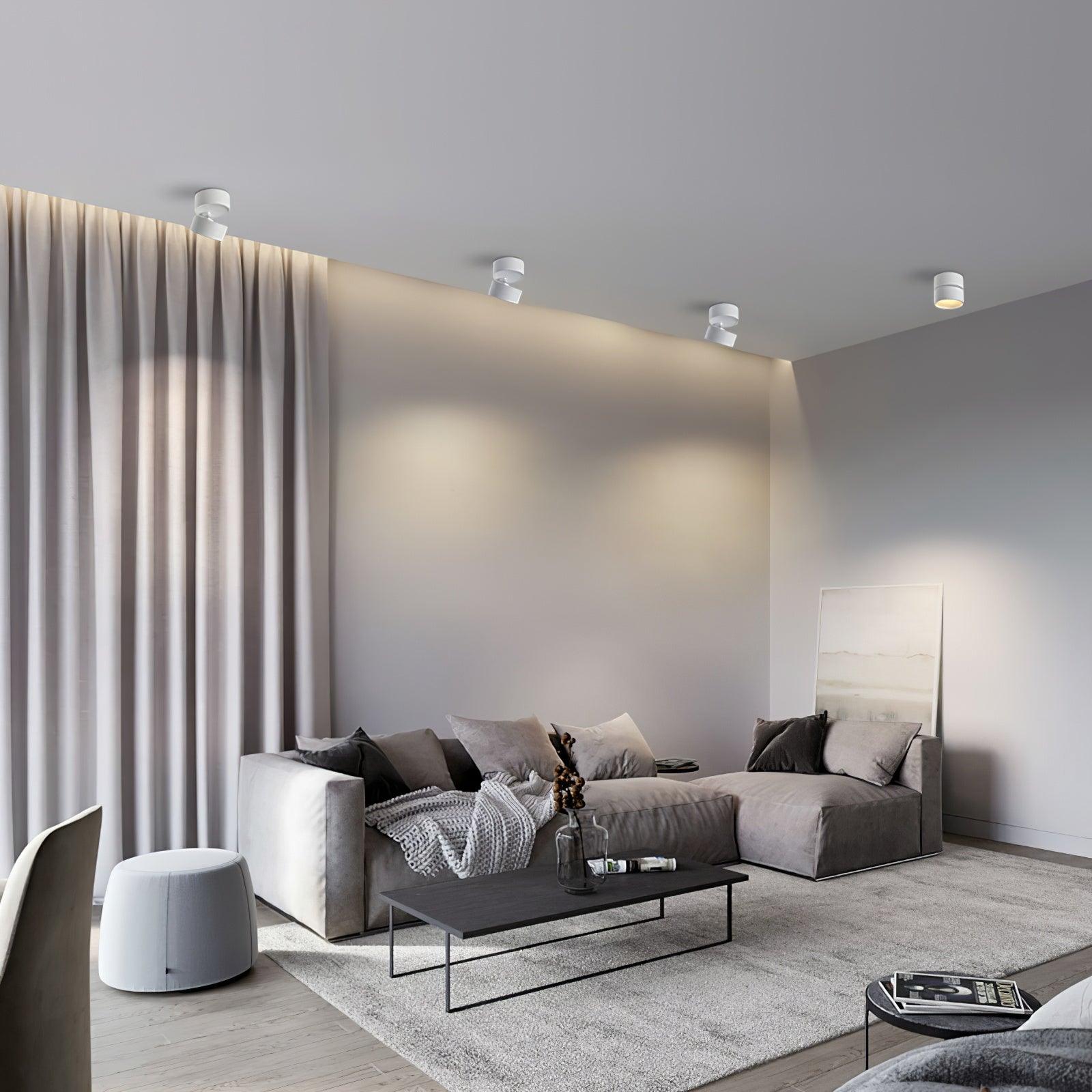Regulowana lampa sufitowa LuminaCraft LED | Designerskie oświetlenie do salonu, kuchni i przedpokoju