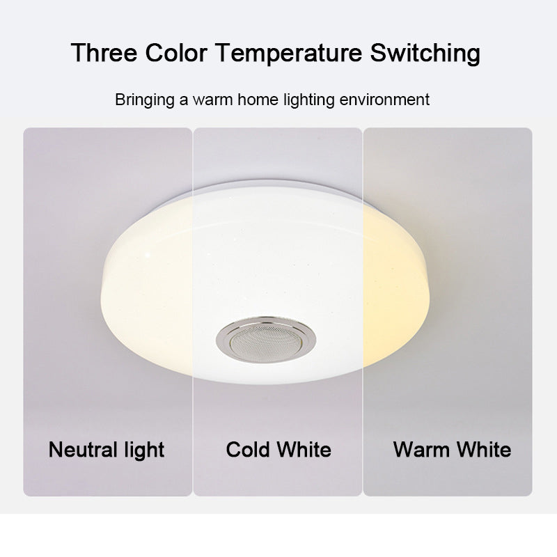 Lampa Sufitowa LED RGB z Pilotem | Regulacja Jasności | Nowoczesny Design