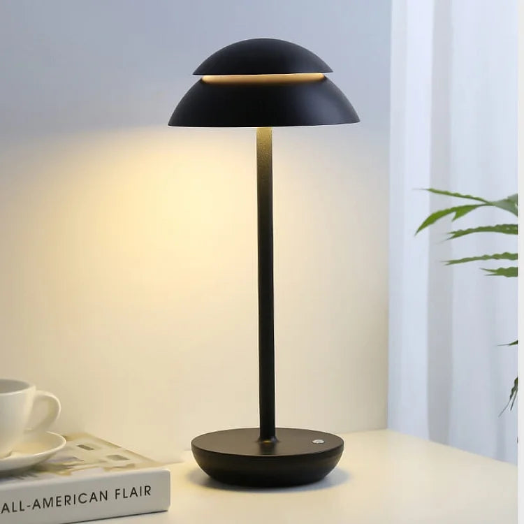 Luminous Prestige | Przytulna, elegancka bezprzewodowa lampa stołowa w stylu skandynawskim