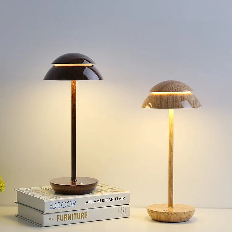 Luminous Prestige | Przytulna, elegancka bezprzewodowa lampa stołowa w stylu skandynawskim