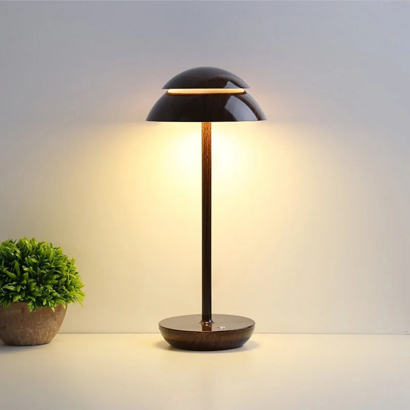 Luminous Prestige | Przytulna, elegancka bezprzewodowa lampa stołowa w stylu skandynawskim