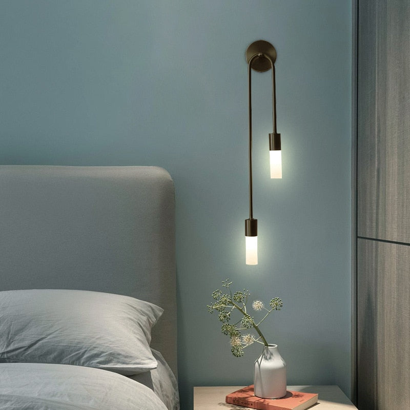 Minimalistyczny Kinkiet Ścienny LED Lux | Regulowana Barwa Światła
