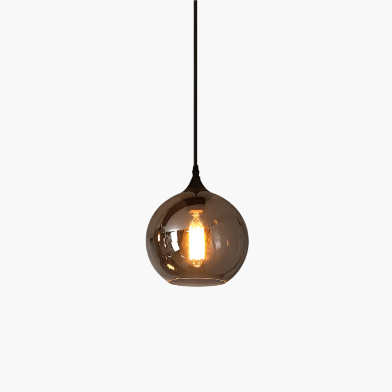 Kolekcja Luxury | Designerska szklana lampa wisząca LED z regulowaną wysokością | Eleganckie oświetlenie do kuchni, salonu i jadalni