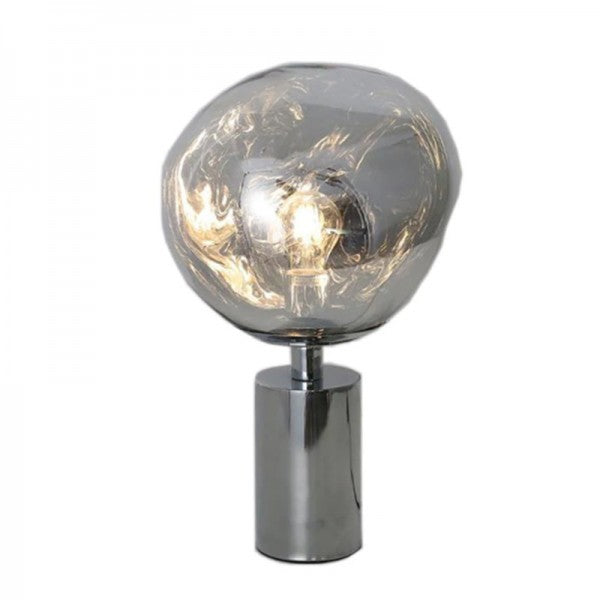 Melt Collection | Przytulna, designerska lampa stołowa do nowoczesnych wnętrz z efektem topienia