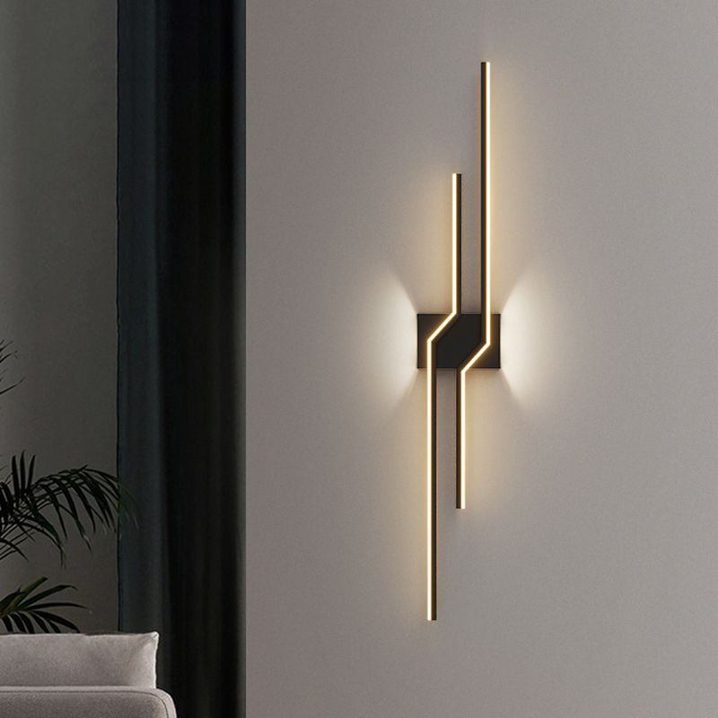 Minimalistyczny Kinkiet Ścienny LED | Liniowa Lampa z Funkcją Ściemniania