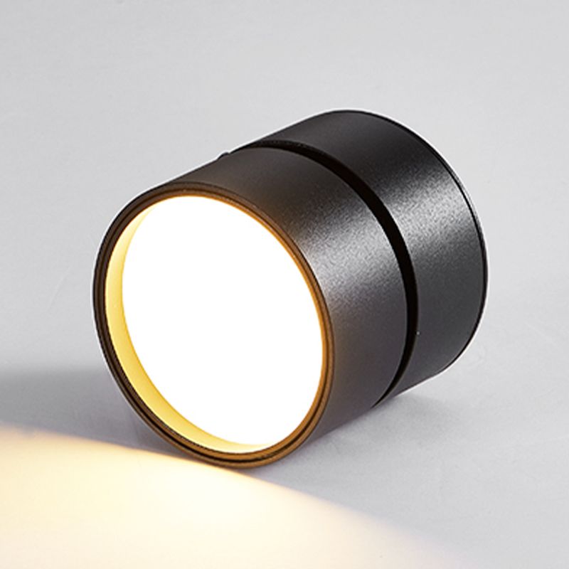 Novak | Cylindryczna lampa sufitowa LED typu spotlight do salonu i korytarza