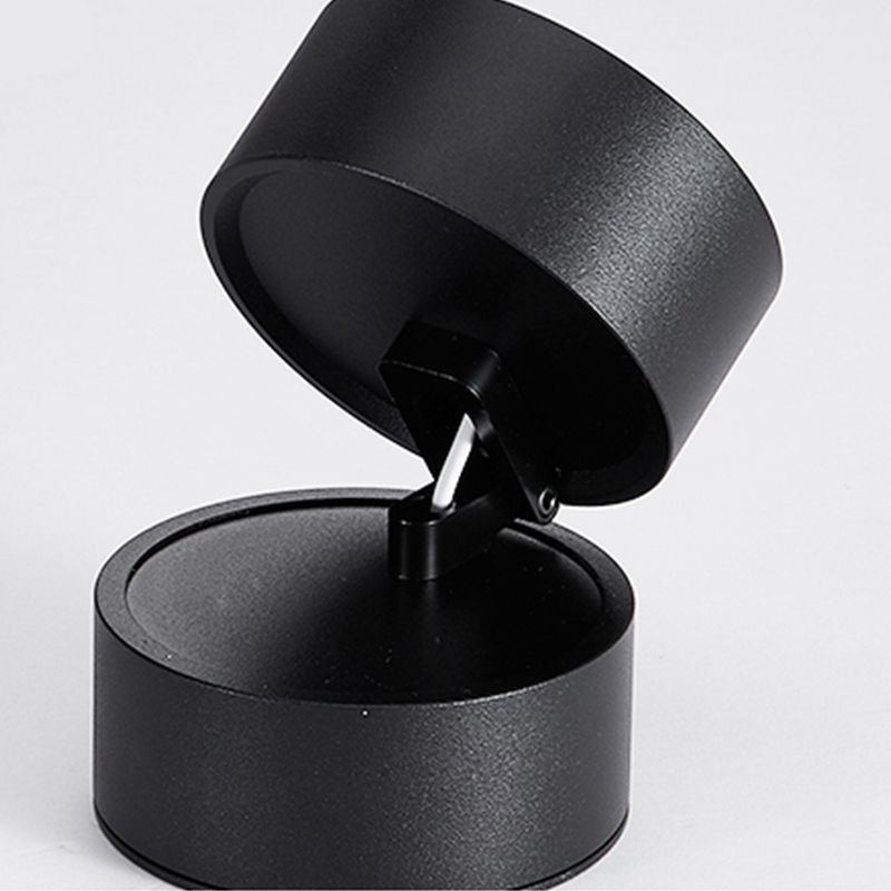 Novak | Cylindryczna lampa sufitowa LED typu spotlight do salonu i korytarza