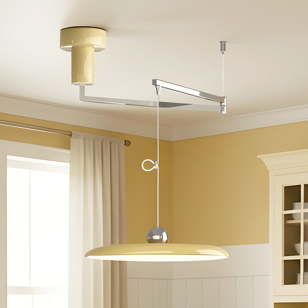 Lumen Tizio | Regulowana lampa wisząca LED z obrotowym ramieniem do jadalni i kuchni