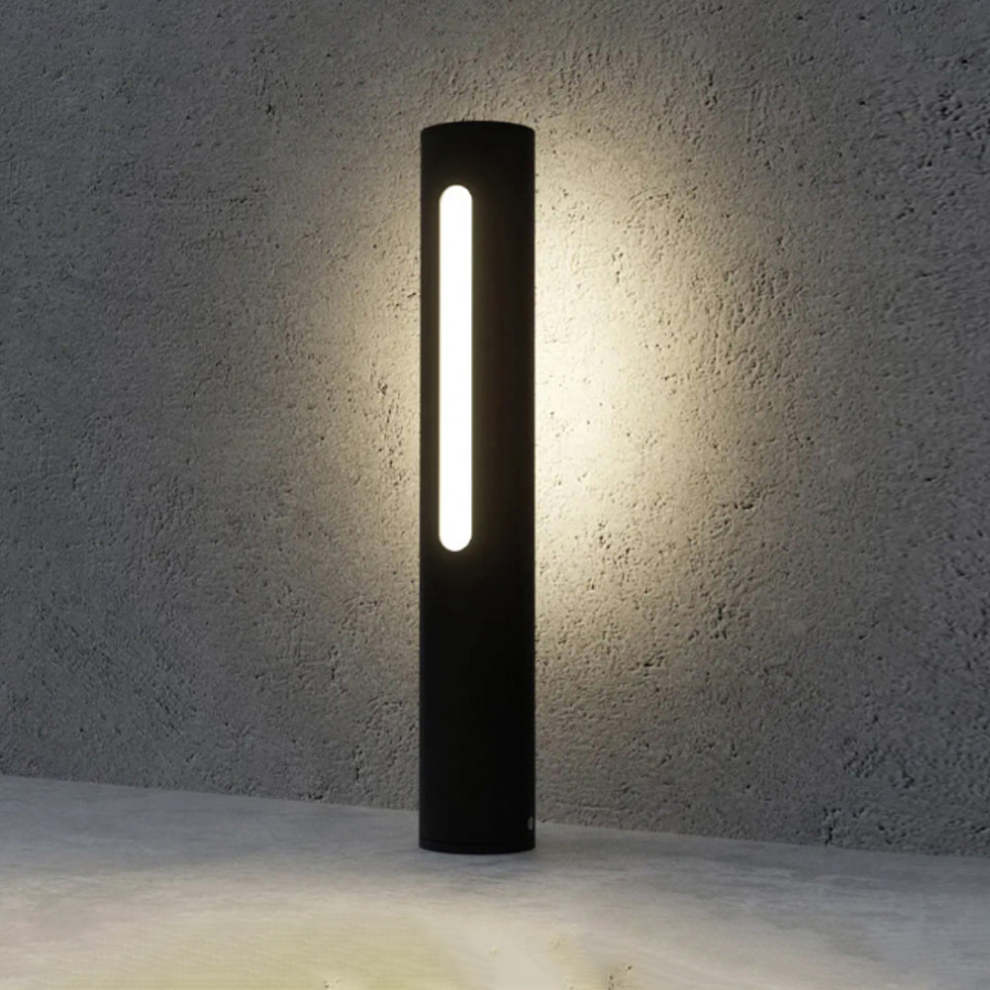 Nowoczesna Zewnętrzna Lampa LED z Metalu i Akrylu do Ochrony Wejścia