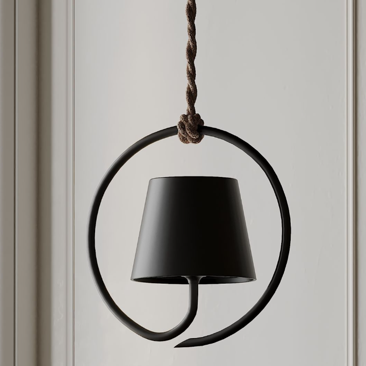 LumiOutdoor | Bezprzewodowa lampa wisząca LED z dotykową regulacją jasności do wnętrz i ogrodu