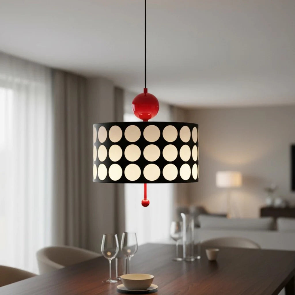 Nowoczesna lampa wisząca Lattice | Ażurowy klosz z efektowną grą światła