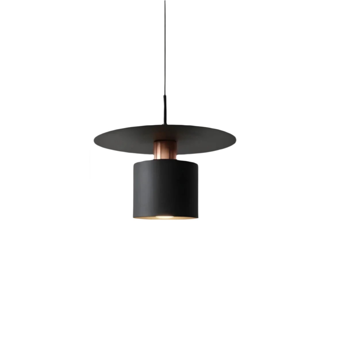 Modern Pendant Light | Black Hanging Light with Adjustable Cable | Elegant Lighting Solution for Kitchen and Dining Spaces