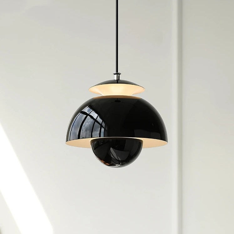 Modern Pendant Lighting | Metalowa lampa wisząca LED w kształcie pąka kwiatu