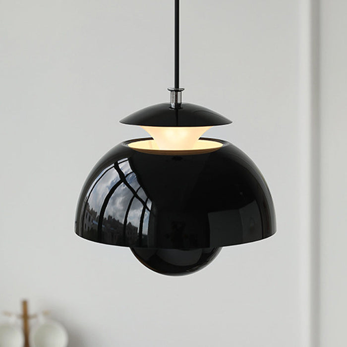 Modern Pendant Lighting | Metalowa lampa wisząca LED w kształcie pąka kwiatu
