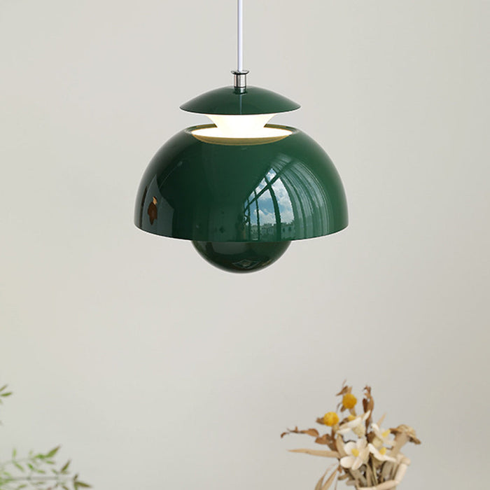 Modern Pendant Lighting | Metalowa lampa wisząca LED w kształcie pąka kwiatu