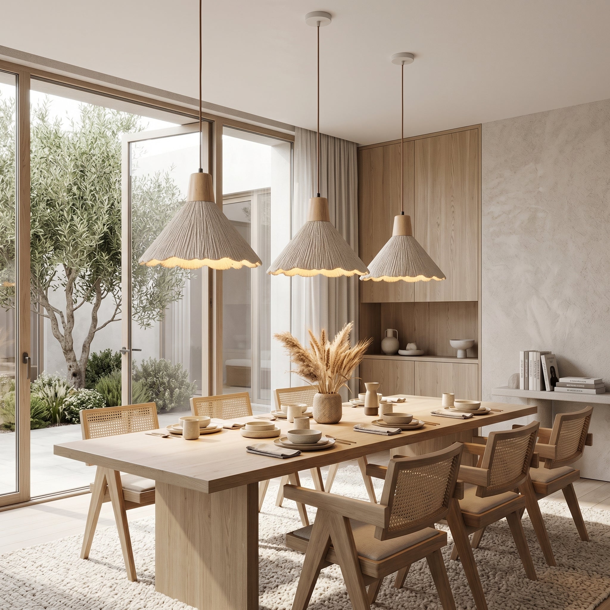 Natural Glow | Przytulna, elegancka lampa wisząca do nowoczesnych wnętrz z regulowaną wysokością