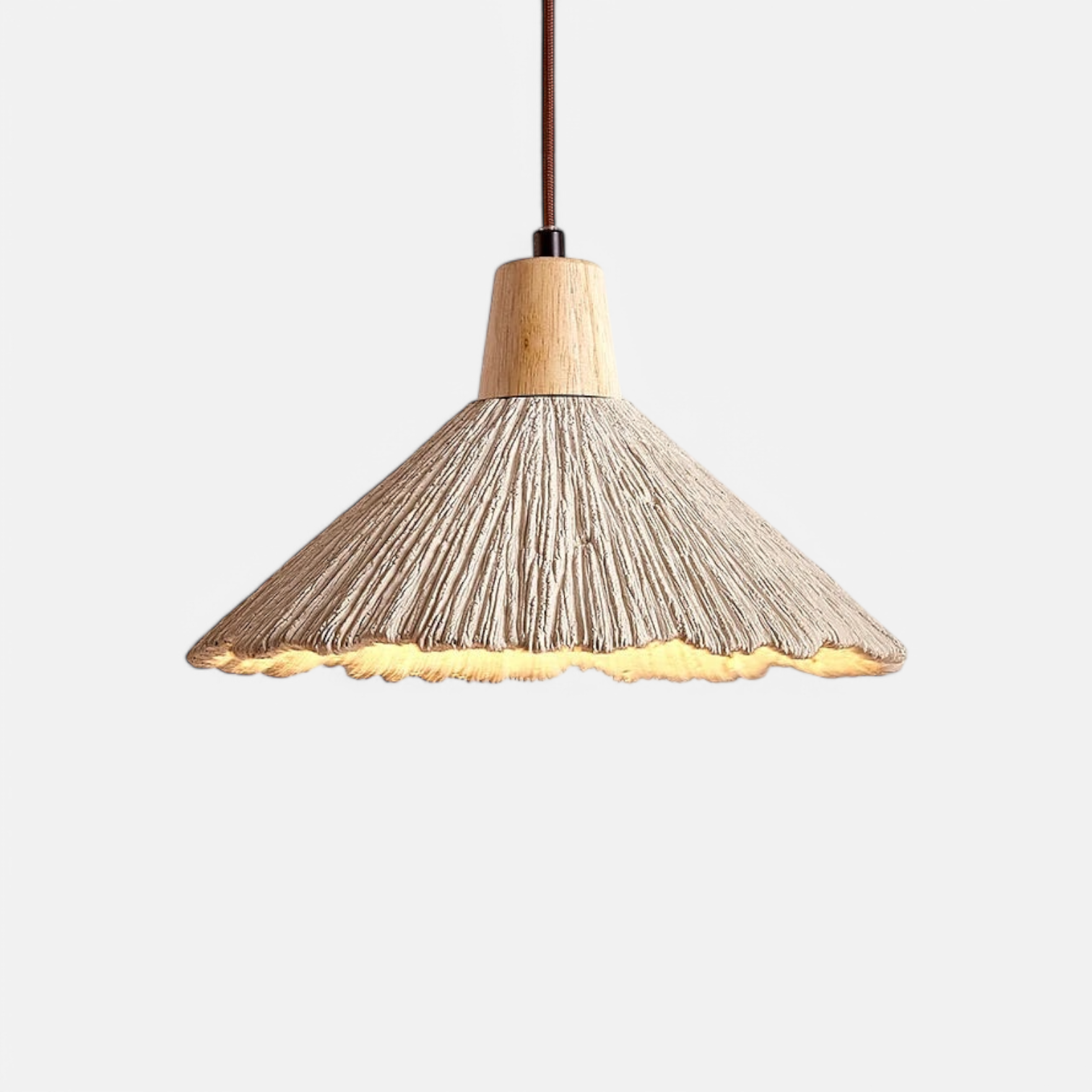 Natural Glow | Przytulna, elegancka lampa wisząca do nowoczesnych wnętrz z regulowaną wysokością